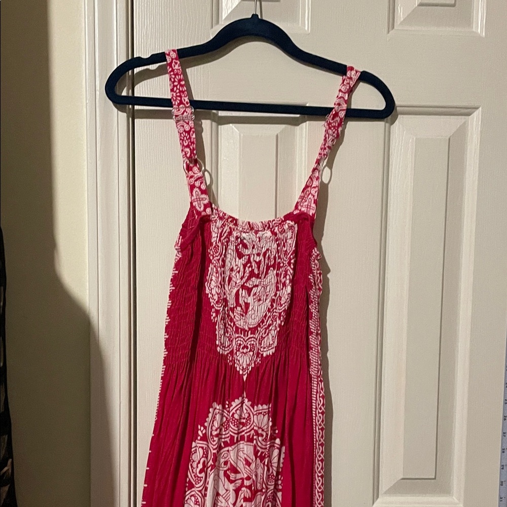 Red Mandela Maxi Dress